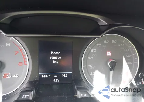 2015 Audi S4 3.0T Premium Plus from USA, damaged, VIN WAUBGAFL9FA030335